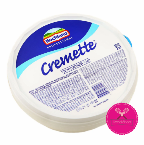 картинка Сыр творожный Cremette Hochland 65 % 2 кг от магазина KondiShop