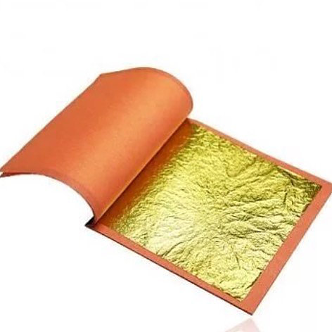 картинка Декоративное золото в листах. 14/14 см. 1 лист от магазина KondiShop