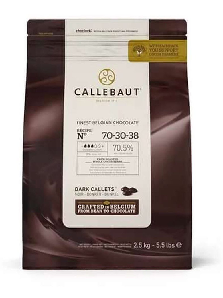картинка Шоколад горький Callebaut 70,5% Бельгия 500 гр от магазина KondiShop