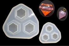 картинка Форма силиконовая кристаллы 3в1 (шоколад, изомальт) от магазина KondiShop