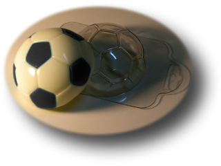 картинка Форма пластиковая для шоколада Футбольный мяч от магазина KondiShop
