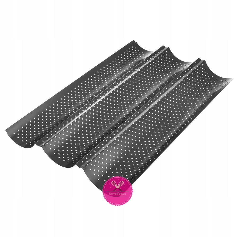 картинка Форма металлическая для выпекания багетов, 3 волны  от магазина KondiShop