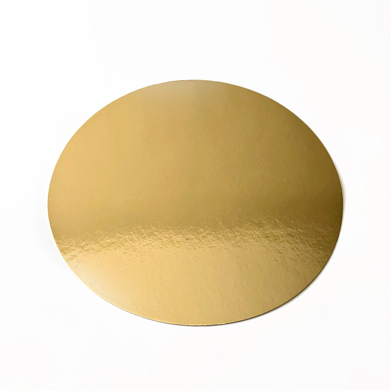 картинка Подложка для пирожного, диаметр 8 см, толщина 0,8 мм. Золото (односторонняя) от магазина KondiShop
