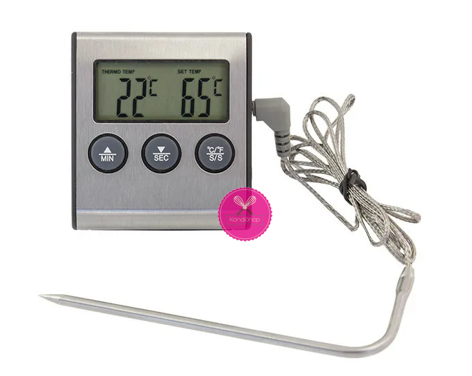 картинка Термометр с длинной иглой с таймером от магазина KondiShop