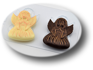картинка Форма пластиковая для шоколада Шоко-ангелочки от магазина KondiShop
