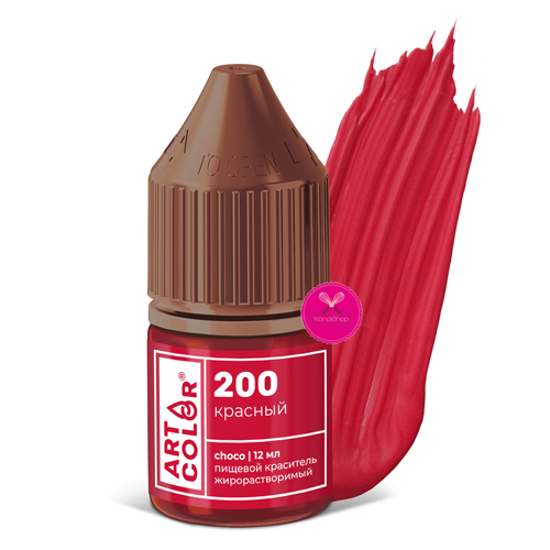 картинка Краситель гелевый жирорастворимый Красный Art Color 12 мл от магазина KondiShop