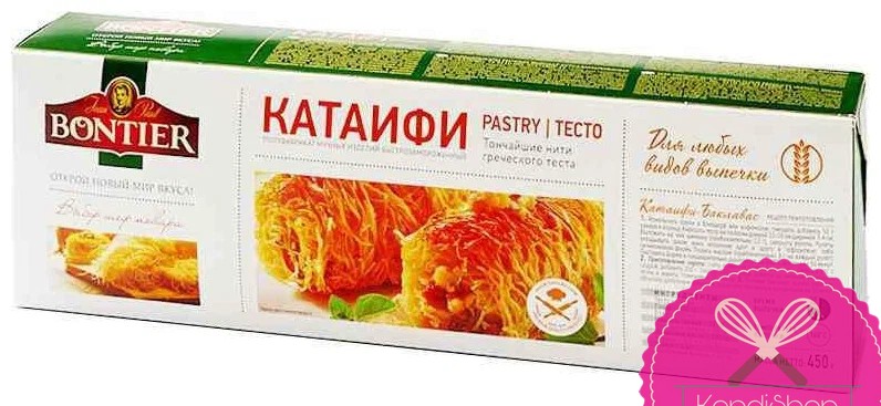 картинка Тесто Катаифи BONTIER 450 г от магазина KondiShop