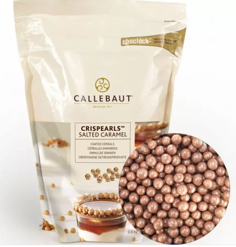 картинка Хрустящие шоколадные шарики Callebaut карамельно- молочные 50 грамм от магазина KondiShop