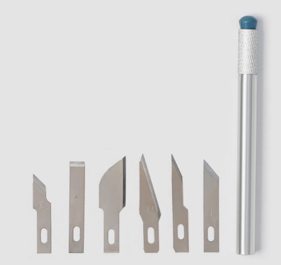 картинка Набор инструментов для мастики скальпель 7 в 1 от магазина KondiShop