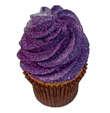 картинка Глиттер (блёстки) пищевые Фиолетовый Caramella, 5 гр от магазина KondiShop
