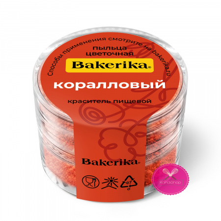 картинка Пыльца для тонирования Коралловый Bakerika 4 гр от магазина KondiShop