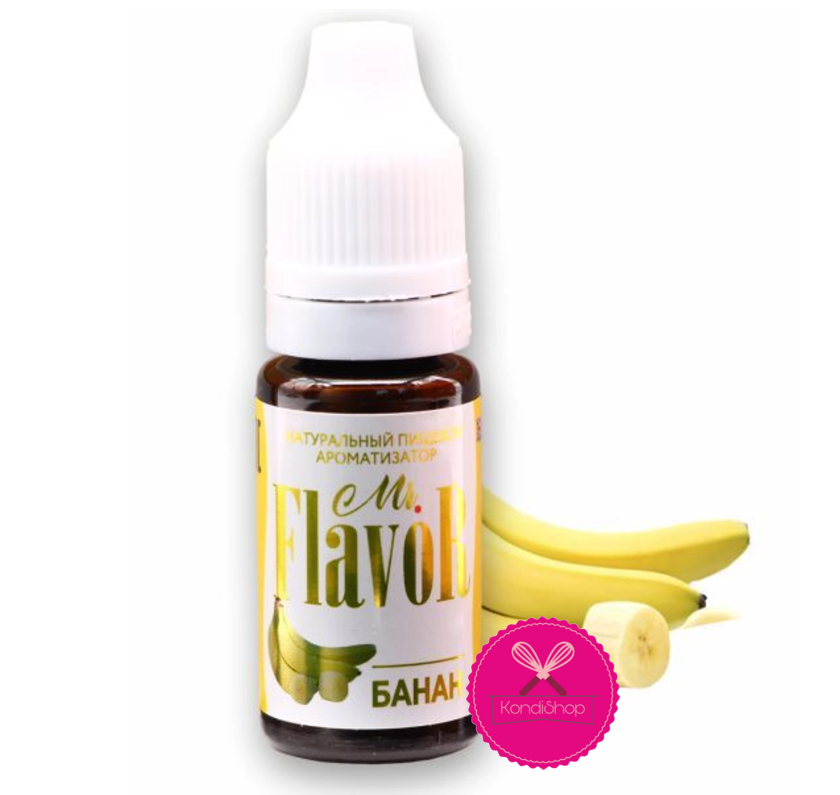 картинка Ароматизатор Mr.Flavor Банан 10 мл от магазина KondiShop