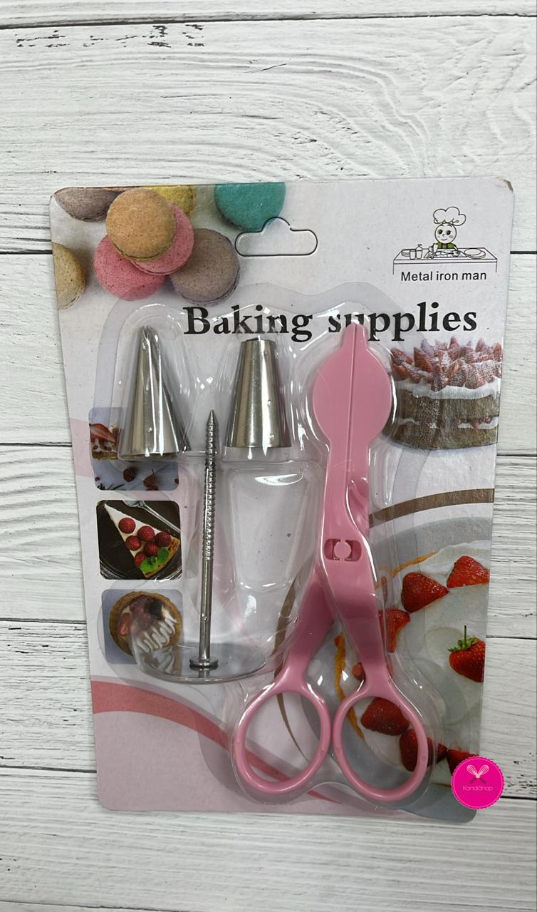 картинка Набор ножницы, гвоздик 3 см, насадки от магазина KondiShop
