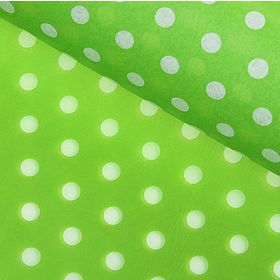 картинка Бумага упаковочная тишью "Горох", зелёный 50 х 66 см 10 листов от магазина KondiShop