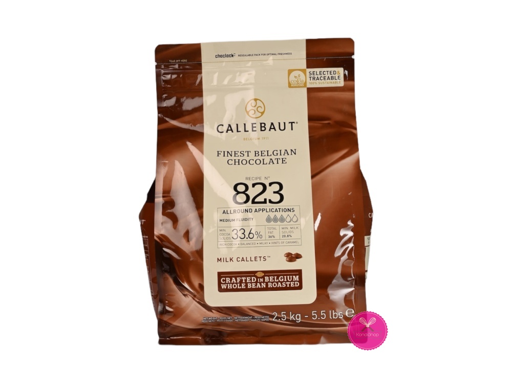 картинка Шоколад молочный Callebaut 33,6% Бельгия 2,5 кг от магазина KondiShop