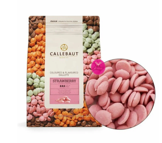 картинка Шоколад Callebaut клубничный  Бельгия 100 грамм от магазина KondiShop