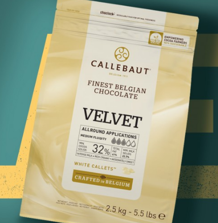 картинка Шоколад белый Callebaut Velvet 32% Бельгия 500 гр от магазина KondiShop