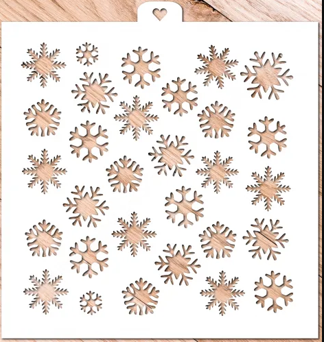 картинка Трафарет "Снежинки 3" от магазина KondiShop