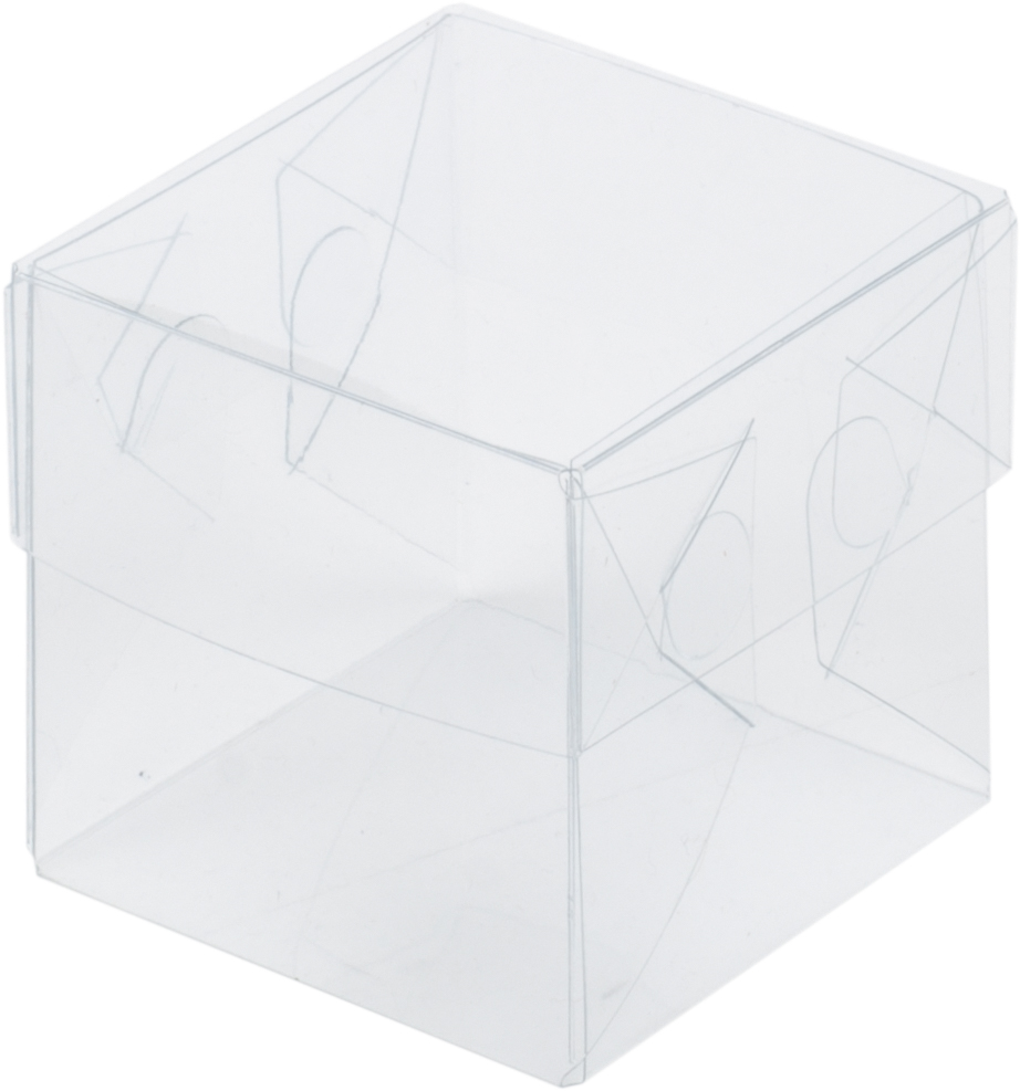 картинка Коробка для макаронс и пр. 5,5/5,5/5,5, пластиковая прозрачная от магазина KondiShop