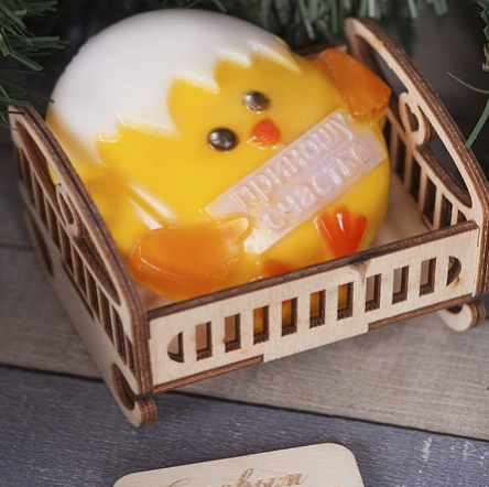 картинка Форма пластиковая "Цыплёнок" (для шоколада, мастики) от магазина KondiShop