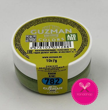 картинка Краситель сухой водорастворимый Киви (782),10 гр GUZMAN  от магазина KondiShop