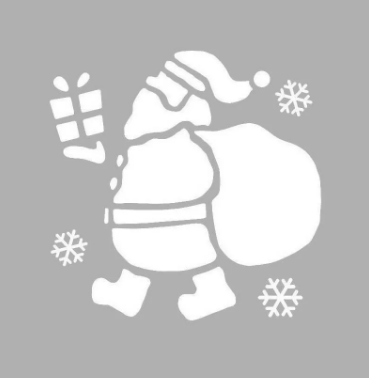 картинка Трафарет "Дед мороз с мешком" ( Т-31) от магазина KondiShop