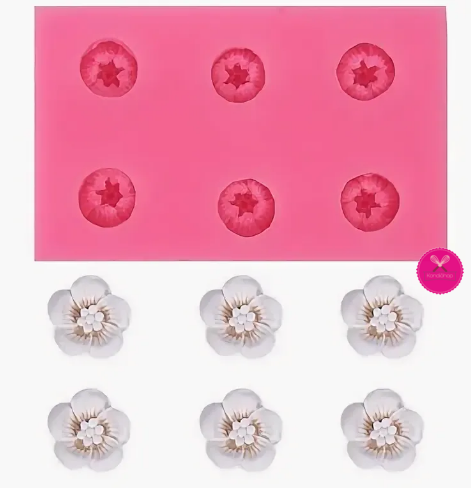 картинка Молд силиконовый Лютики 6 в 1 от магазина KondiShop