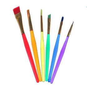 картинка Набор кистей 6 шт Радуга от магазина KondiShop