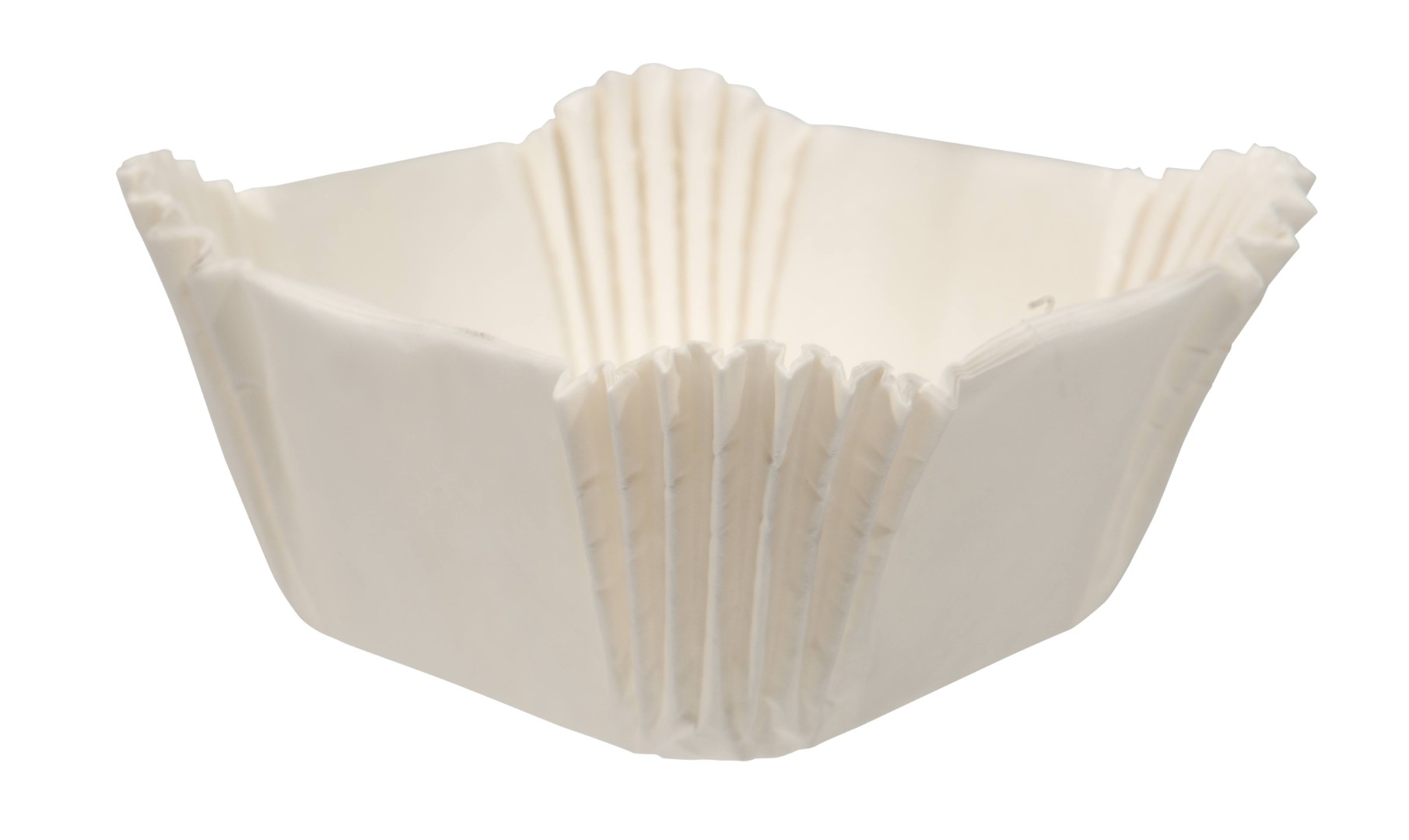 картинка Капсулы для конфет квадрат белые 48-50 шт в уп.D 3/3 см. H 1,7 см от магазина KondiShop