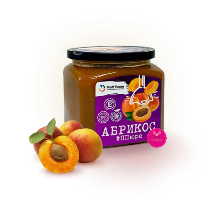 картинка Замороженное пюре Абрикос 500 гр Proff Puree от магазина KondiShop