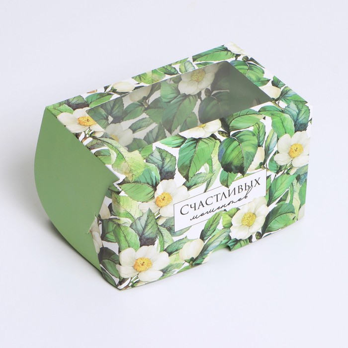 картинка Коробка 16/10/10 с окном Счастливых моментов от магазина KondiShop