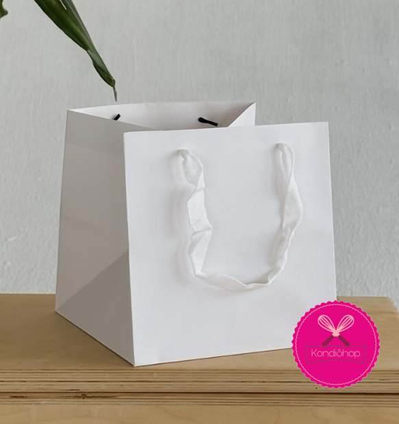 картинка Пакет 34/34/34 с ручками Белый подарочный от магазина KondiShop