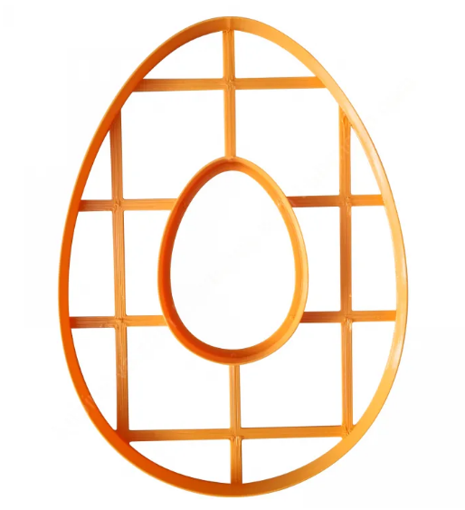 картинка Форма/вырубка  для торта "Пасхальное яйцо с внутренним элементом" 25 см от магазина KondiShop