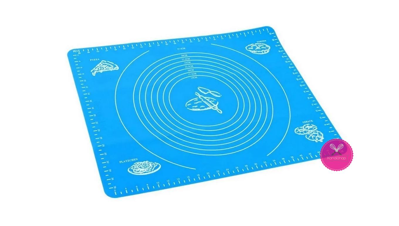 картинка Силиконовый коврик с разметкой для раскатки теста 30/40 от магазина KondiShop
