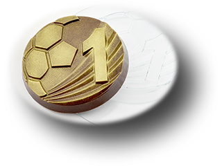картинка Форма пластиковая для шоколада Медаль лучший футболист от магазина KondiShop