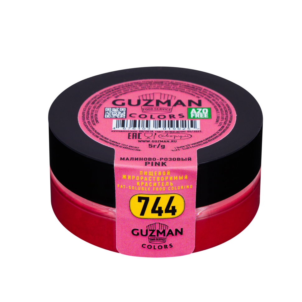 картинка Краситель сухой жирорастворимый для шоколада Малиново-розовый (744) GUZMAN, 5 гр от магазина KondiShop