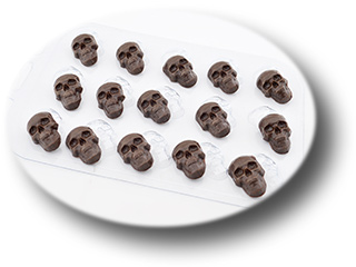картинка Форма пластиковая для шоколада Шоко черепа от магазина KondiShop