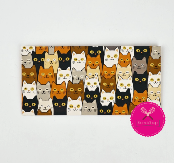 картинка Конверт для денег Котики 16,5/8 см от магазина KondiShop