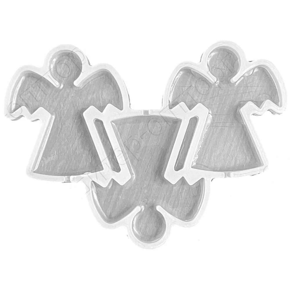 картинка Форма силиконовая для леденцов "Ангелочки " 3 ячейки от магазина KondiShop