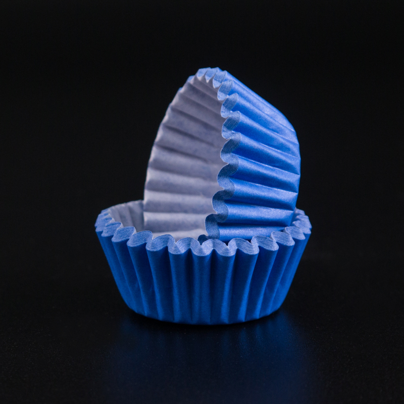 картинка Капсулы для конфет d 2,5 h1,8 синие 25 шт от магазина KondiShop