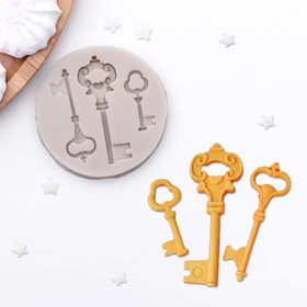 картинка Молд силиконовый 3 ключа от магазина KondiShop