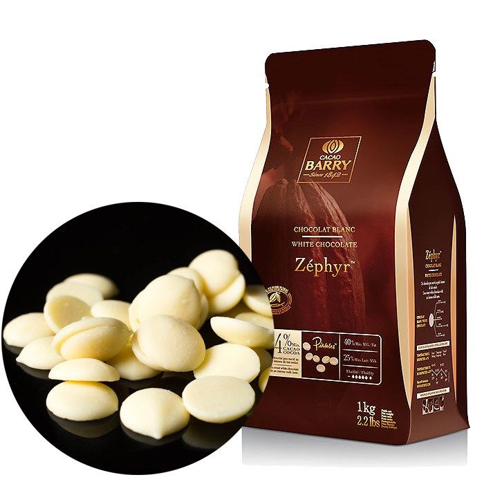 картинка Шоколад белый 34% Zephyr Cacao Barry 500 гр от магазина KondiShop